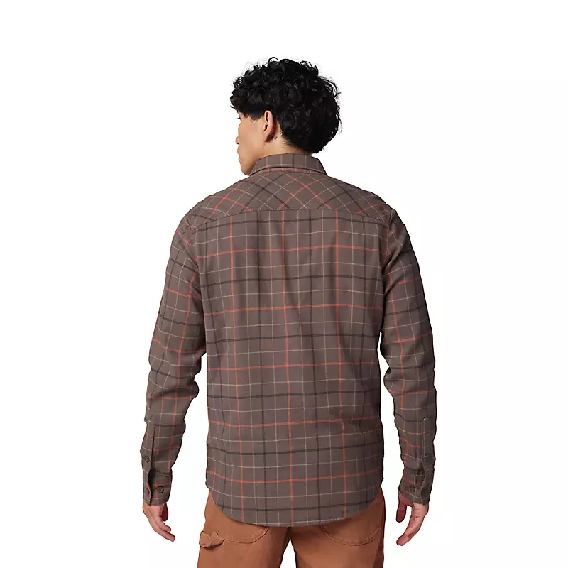 Fox Survivalist Stretch Flannel Shirt Dirt Brown-3