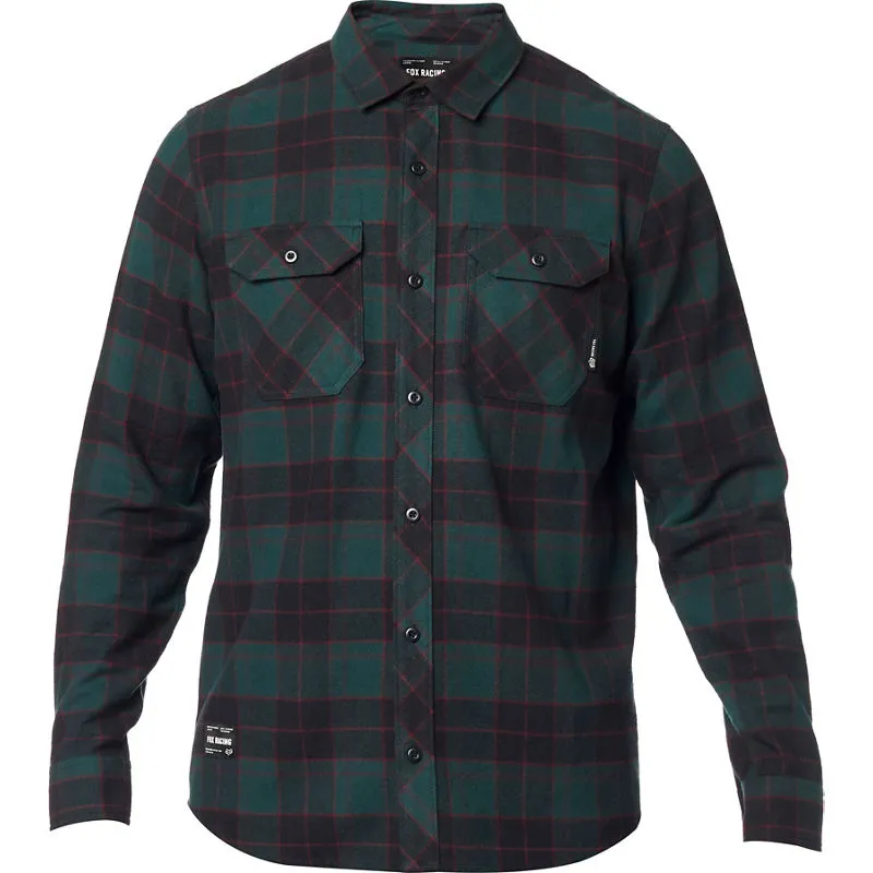 Fox Traildust 2.0 Flannel Shirt Emerald Green