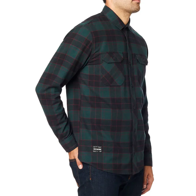 Fox Traildust 2.0 Flannel Shirt Emerald Green-2
