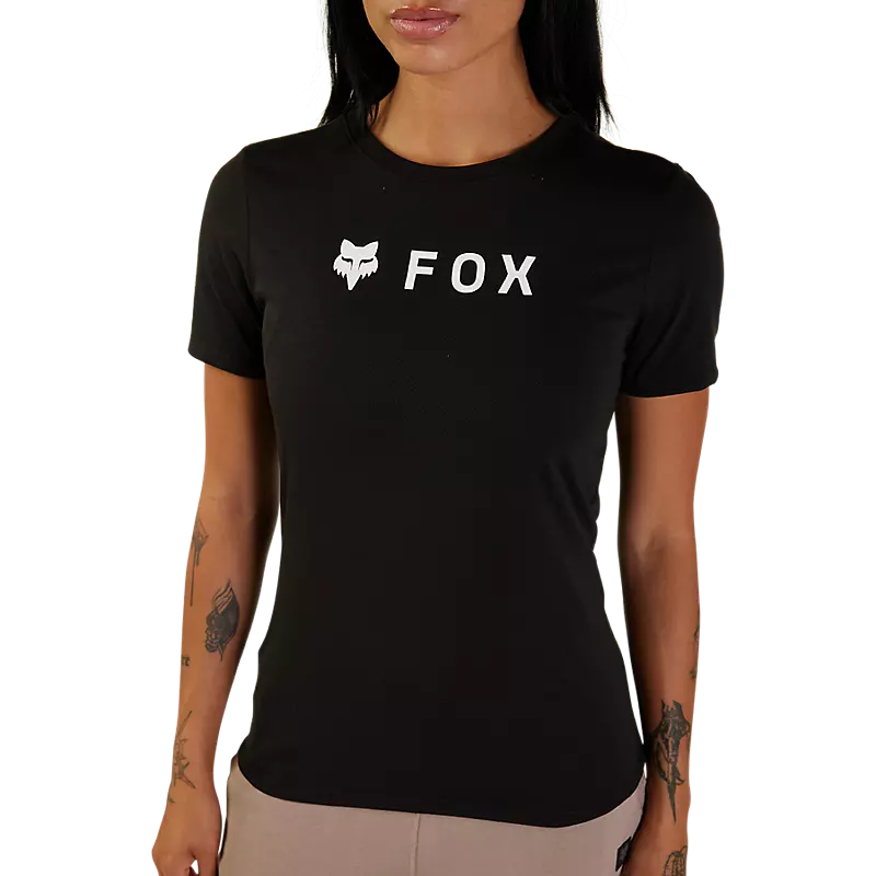 Fox Womens Absolute Tech Short Sleeve Tee Stone Grey-2