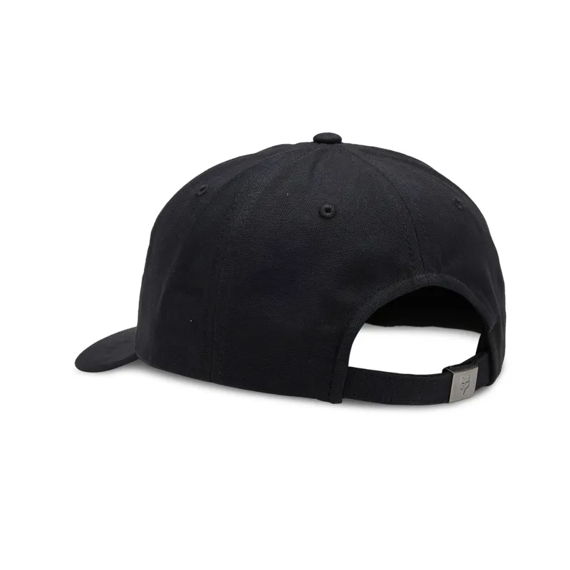 Fox Wordmark Adjustable Hat One Size Black-1