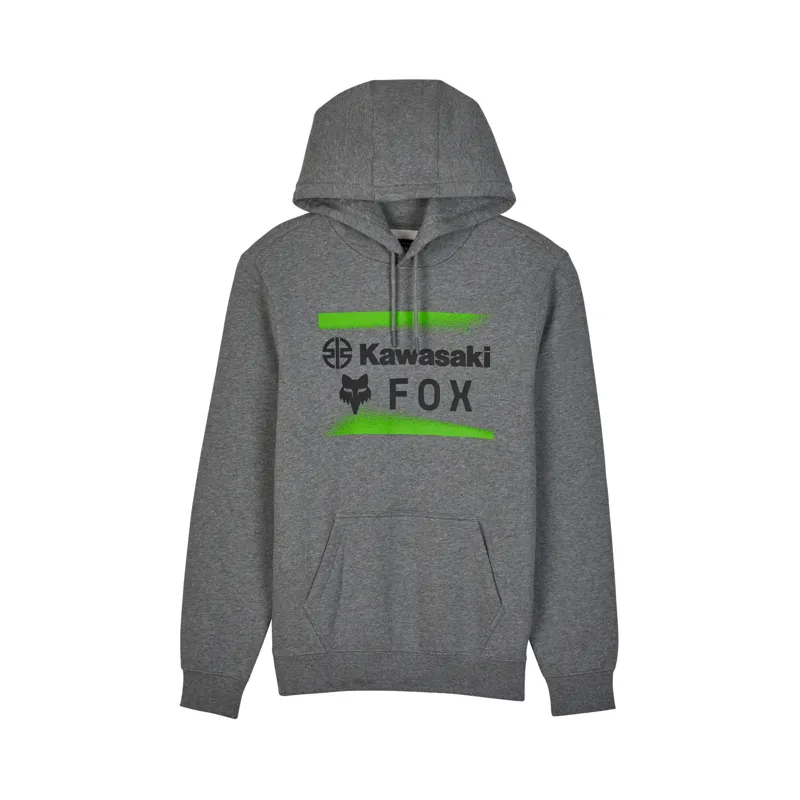 Fox x Kawasaki Pullover Hoodie Heather Graphite Grey
