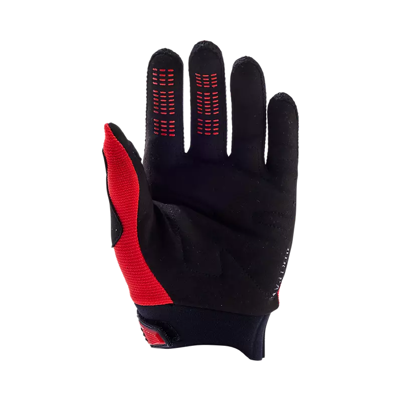 Fox Youth Dirtpaw Gloves Fluorescent Red-1