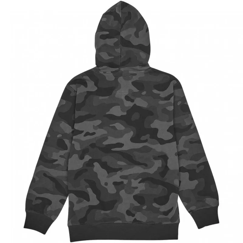 Fox Youth Fox Head Camo Zip Hoodie Black Camo-1