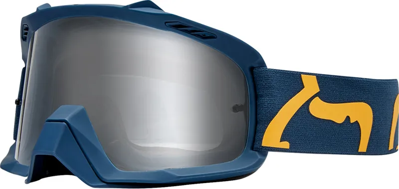 Fox Air Space Race Goggles Navy/Yellow