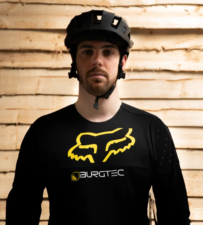 Burgtec Fox Flexair Delta LS Jersey LTD Burgtec Black-5