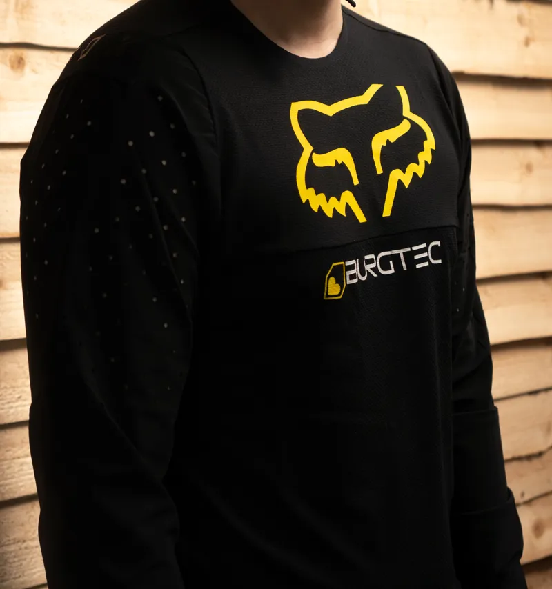 Burgtec Fox Flexair Delta LS Jersey LTD Burgtec Black-2