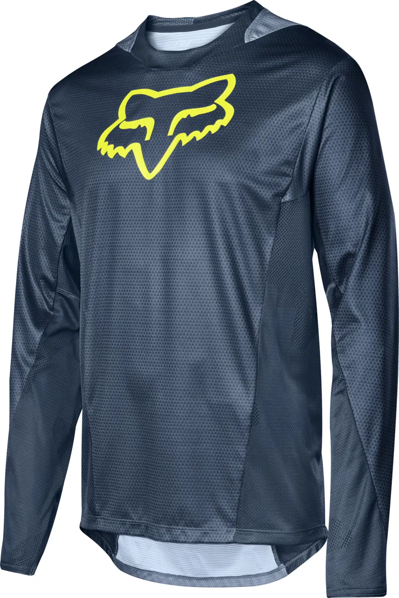Fox Demo Camo Burn LS Jersey Midnight