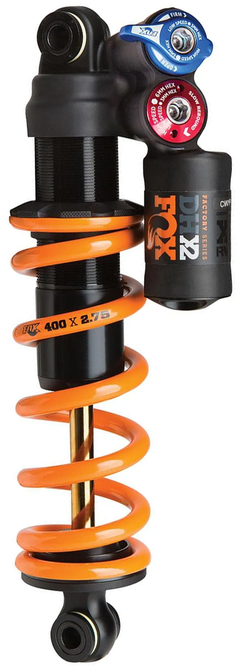 Fox DHX2 2Pos-Adj Factory Coil Rear Shock 2020 Black