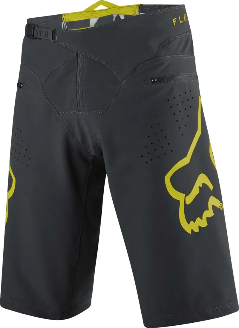 Fox Flexair MTB Shorts Black/Yellow