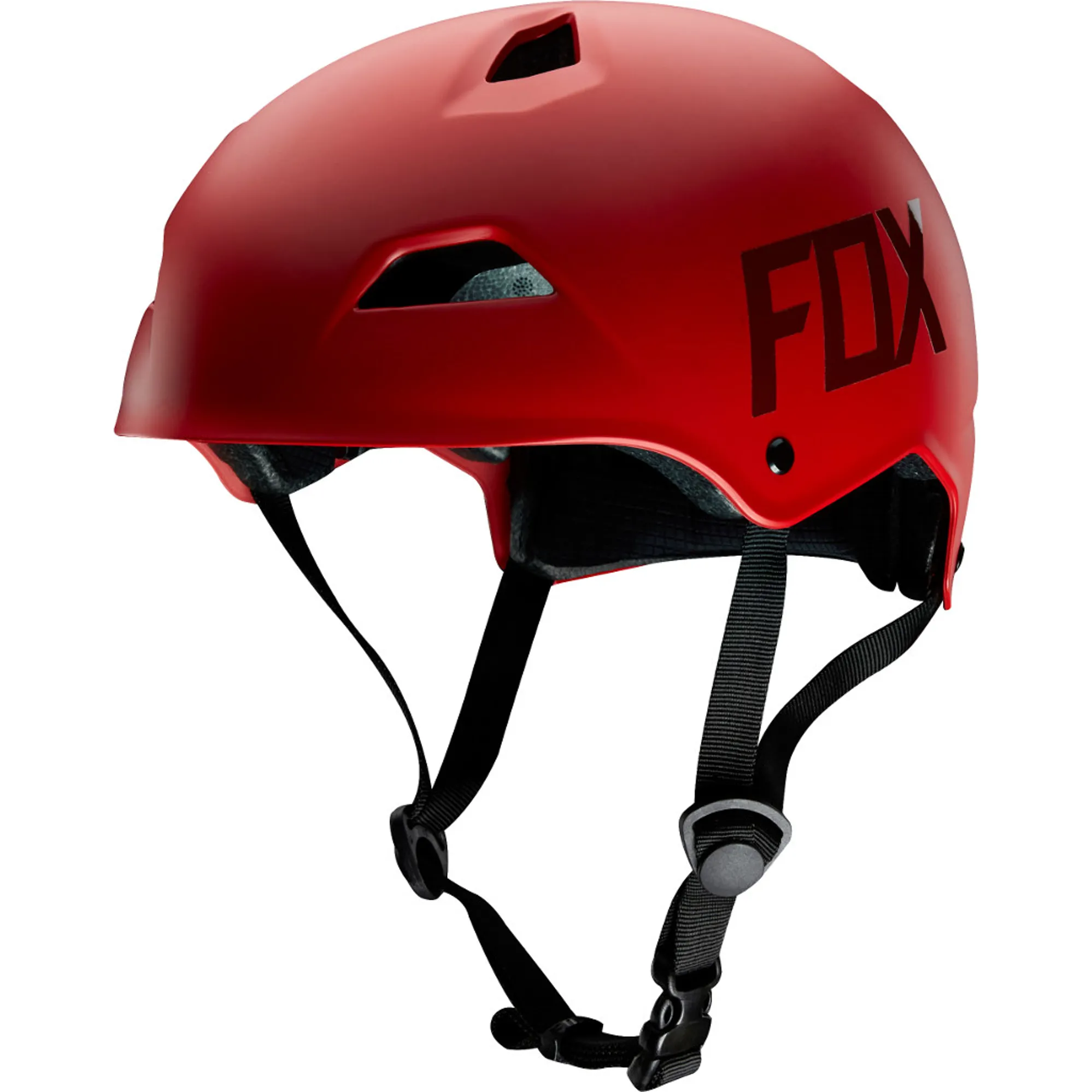 Fox Halff Shell Fox Flight Hardshell Helmet Matt Red
