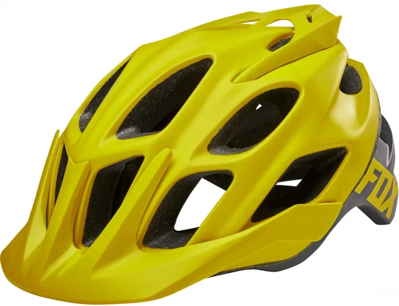 Fox Flux Creo Helmet Dark Yellow