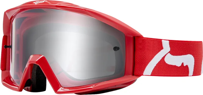 Fox Main Race Youth Goggles Red