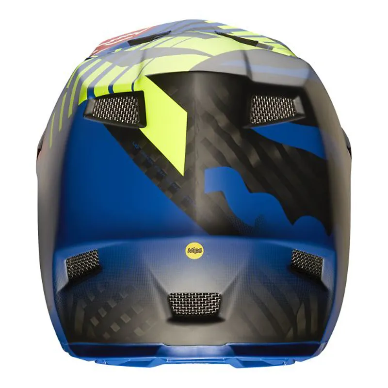 Fox Rampage Pro Carbon MIPS Full Face MTB Helmet Blue-3