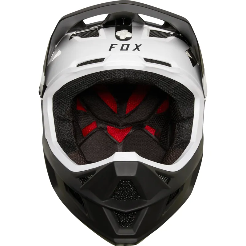 Fox Rampage Pro Carbon Preest Full Face Helmet White/Black-2