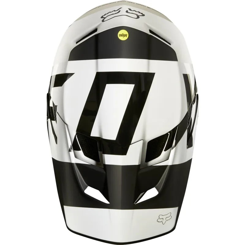 Fox Rampage Pro Carbon Preest Full Face Helmet White/Black-3