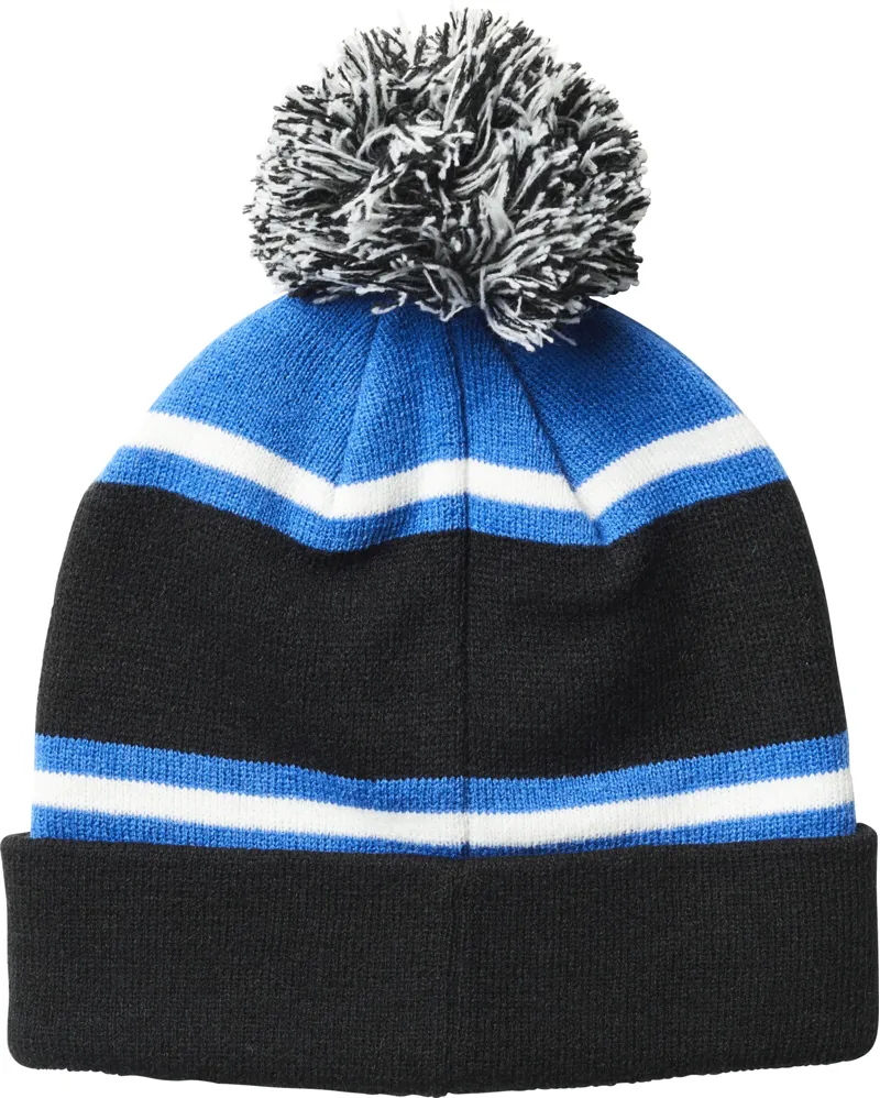 Fox Throwback Beanie Hat Black/Blue-1