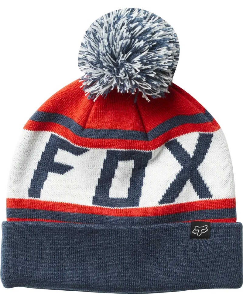 Fox Throwback Beanie Hat Navy