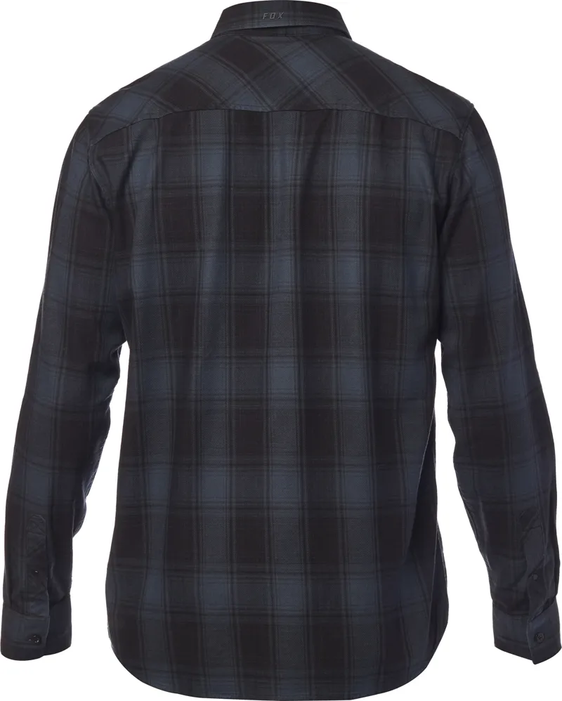 Fox Voyd Flannel LS Shirt Navy-1