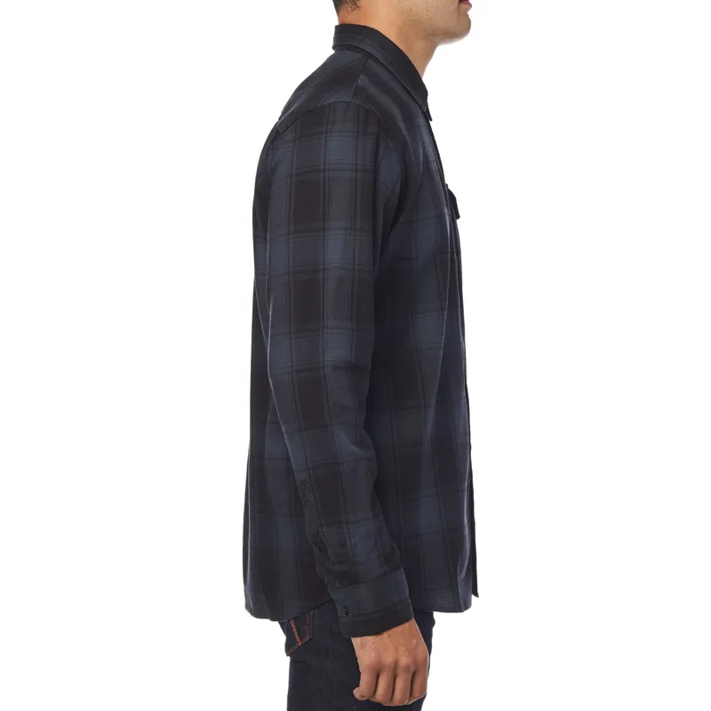 Fox Voyd Flannel LS Shirt Navy-4