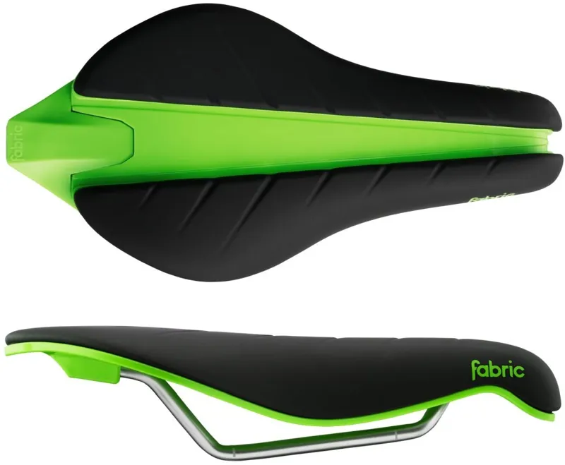 Fabric Tri Flat Elite Saddle Black/Green