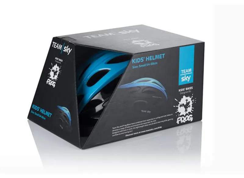 Frog Team Sky Kids Helmet White/Blue-4