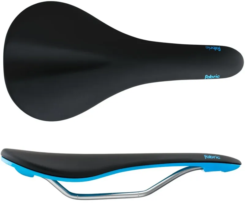 Fabric Scoop Flat Elite Saddle Black/Blue