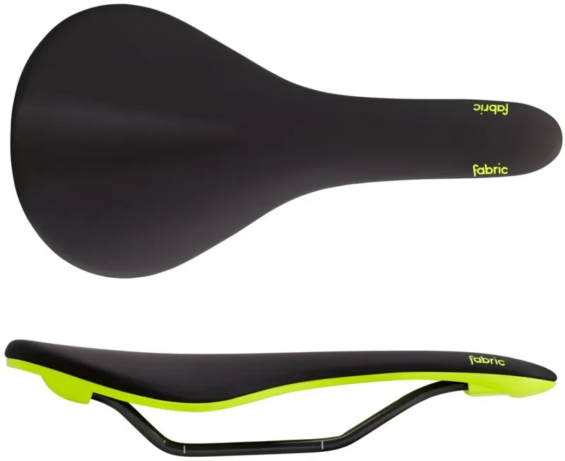 Fabric Scoop Flat Elite Saddle Black/Yellow