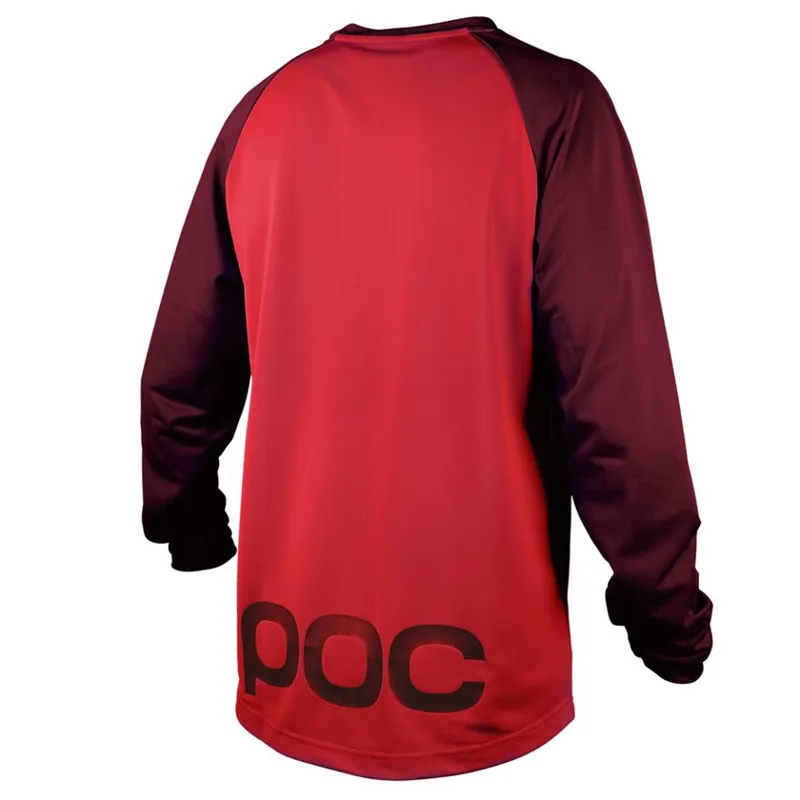 POC Flow LS MTB Jersey Red/Red-1