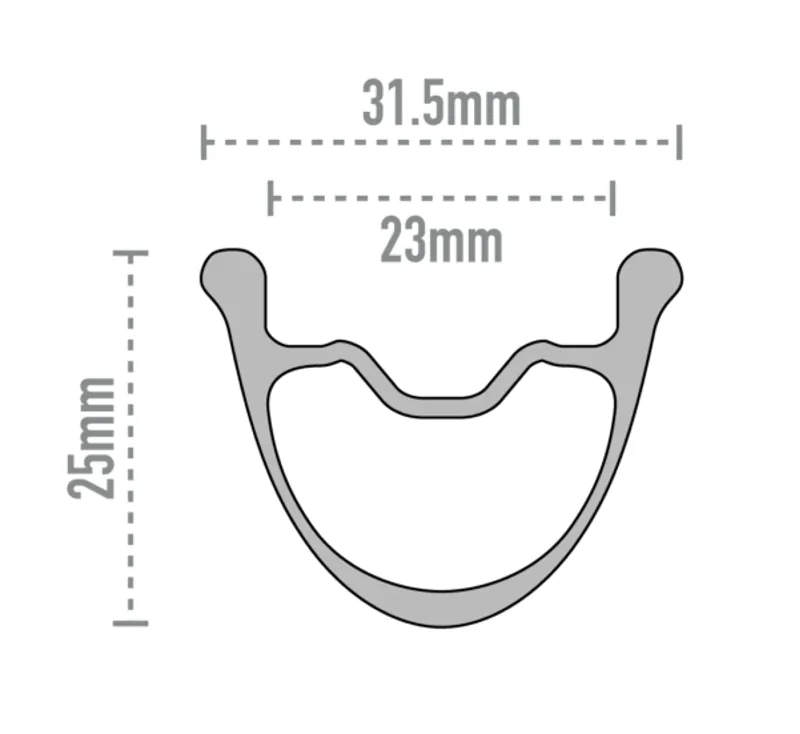 ENVE G23 700c Gravel Wheelset Black-3