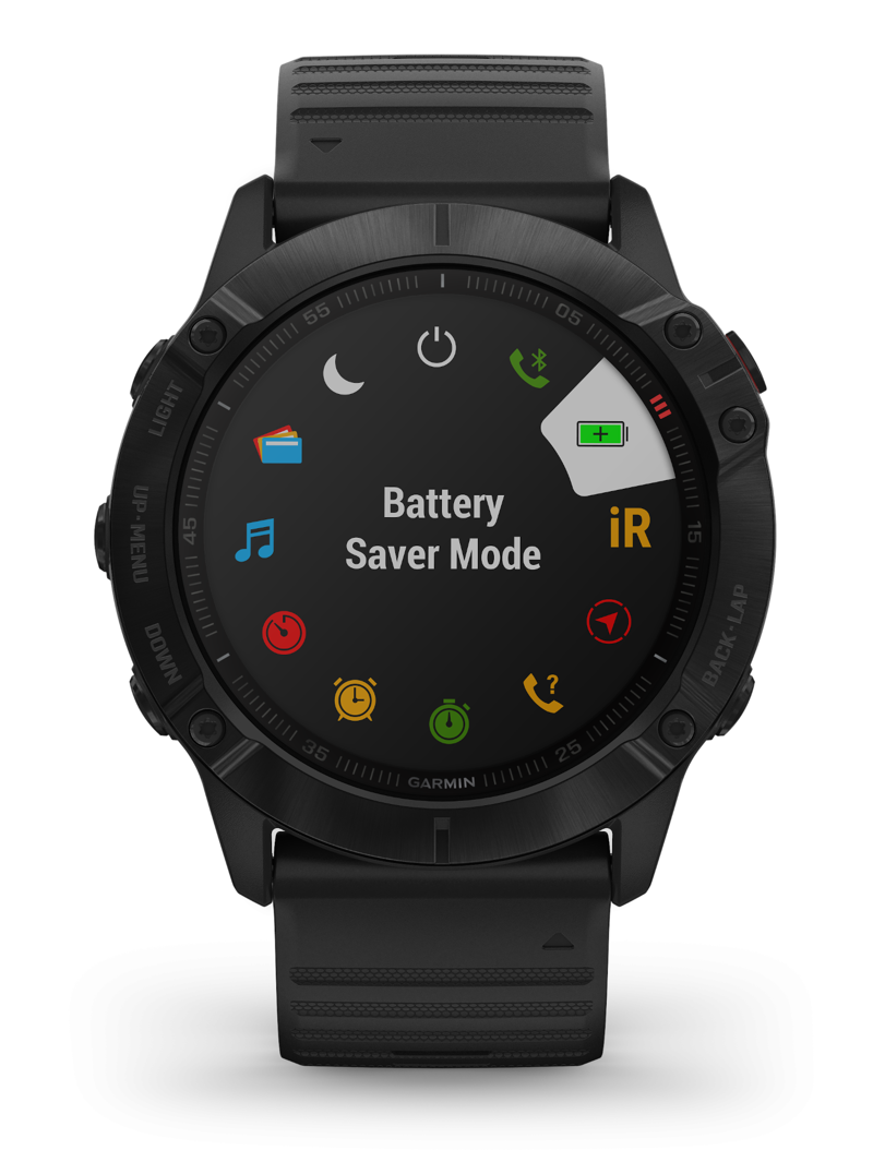 Garmin Fenix 6x Pro Black with Black Band-2