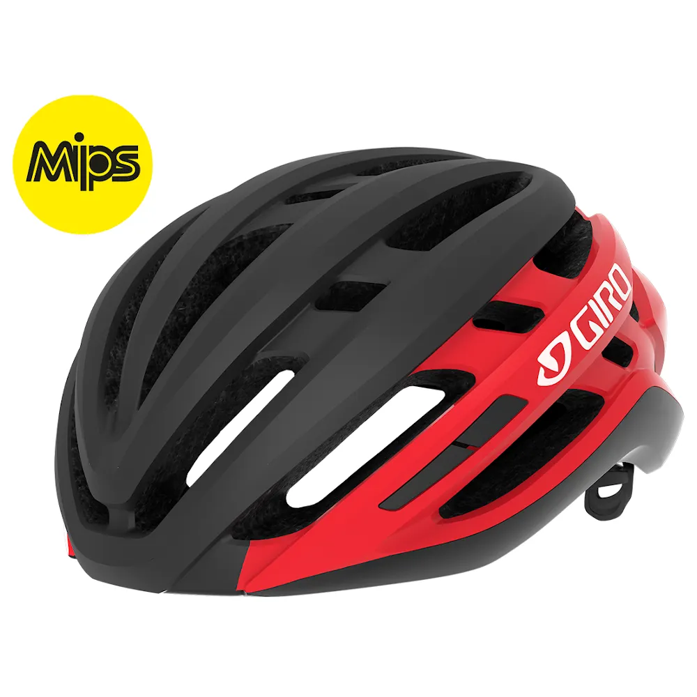 Giro Giro Agilis Mips Road Helmet Matte Black/Bright Red