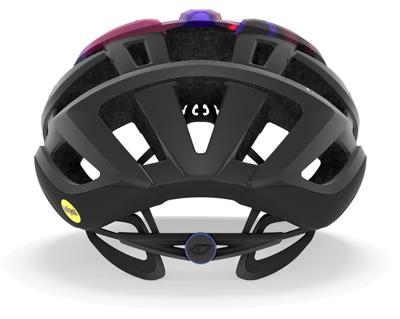 Giro Agilis Mips Womens Road Helmet Matte Black/Electric Purple-4