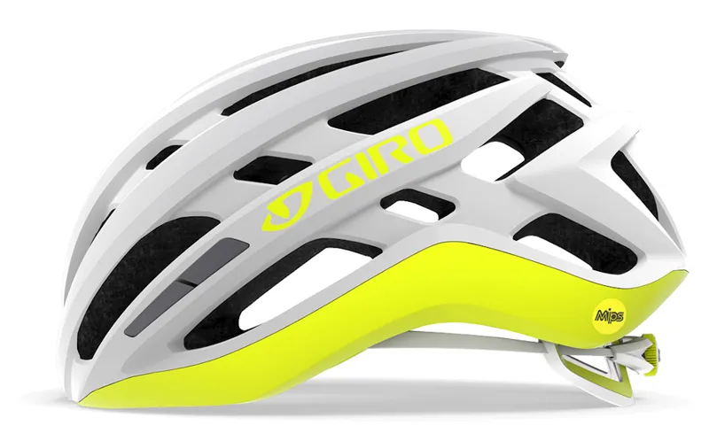 Giro Agilis Mips Womens Road Helmet Matte White/Citron-2