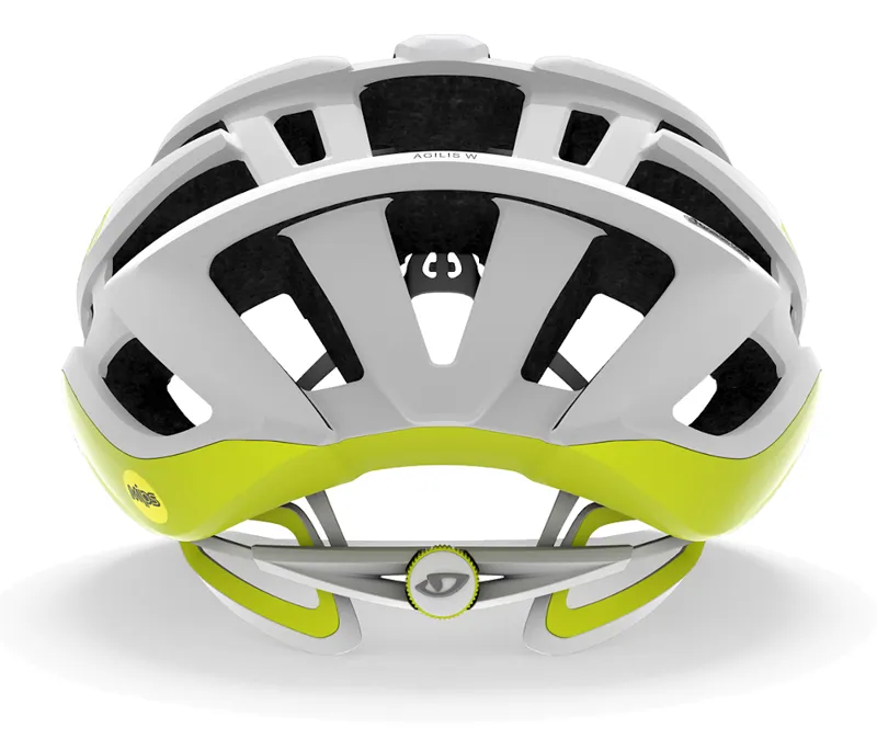 Giro Agilis Mips Womens Road Helmet Matte White/Citron-3