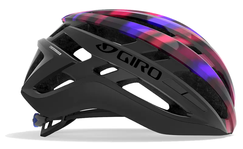 Giro Agilis Womens Road Helmet Matte Black/Electric Purple-1