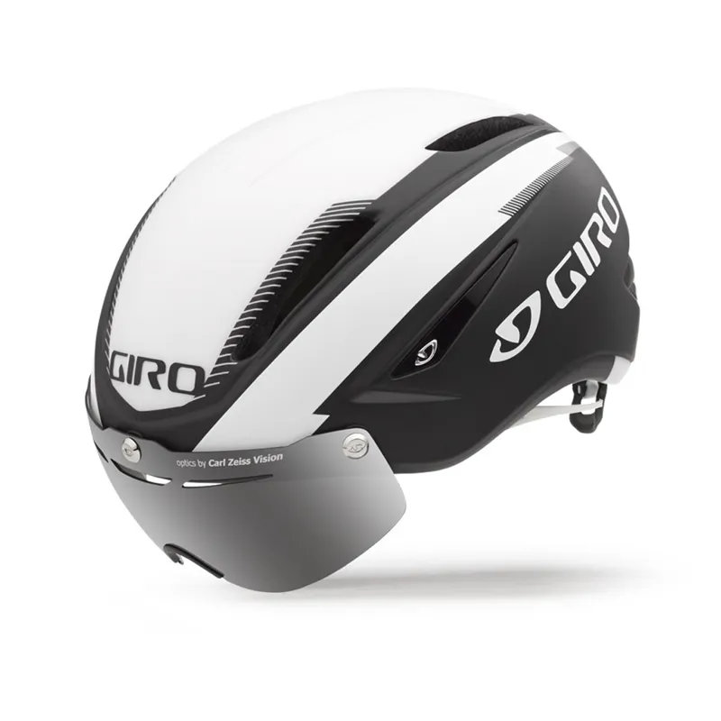 Giro Air Attack Shield Road Bike Helmet Matt Black/White