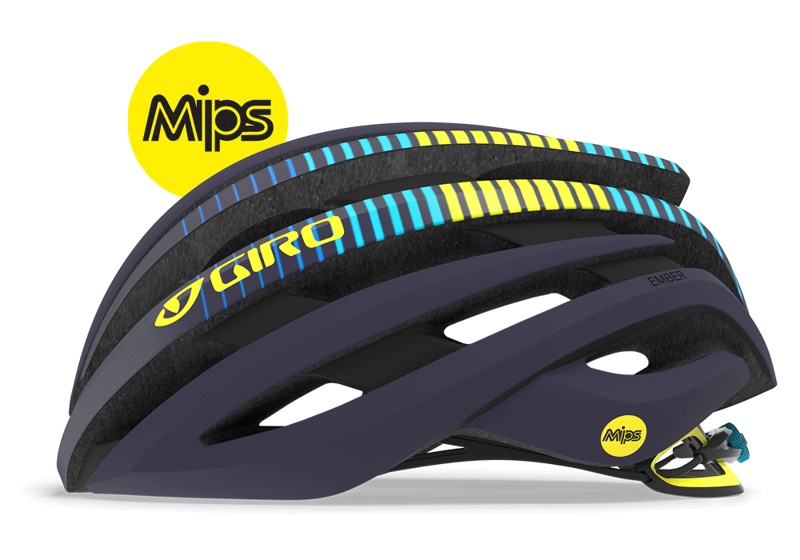 Giro Ember Mips Womens Road Helmet Matte Midnight Heatwave-1