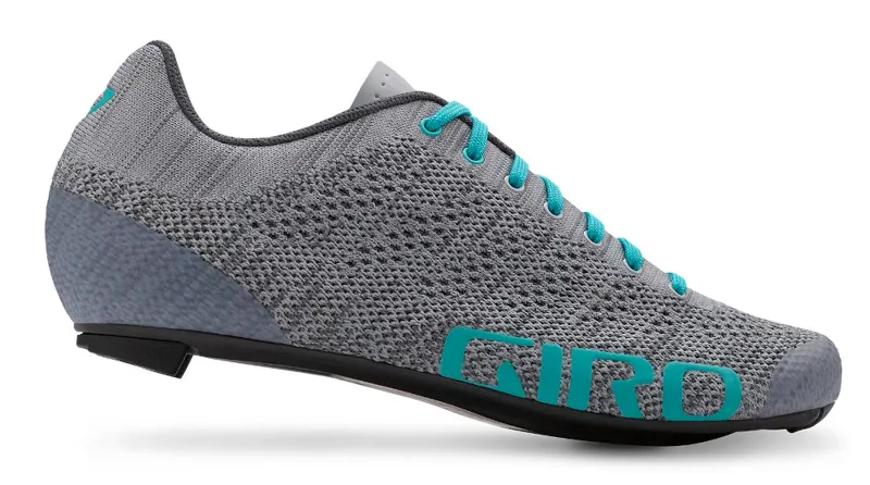 Giro Empire E70 Knit Womens Road Shoes Grey/Glacier Blue-1
