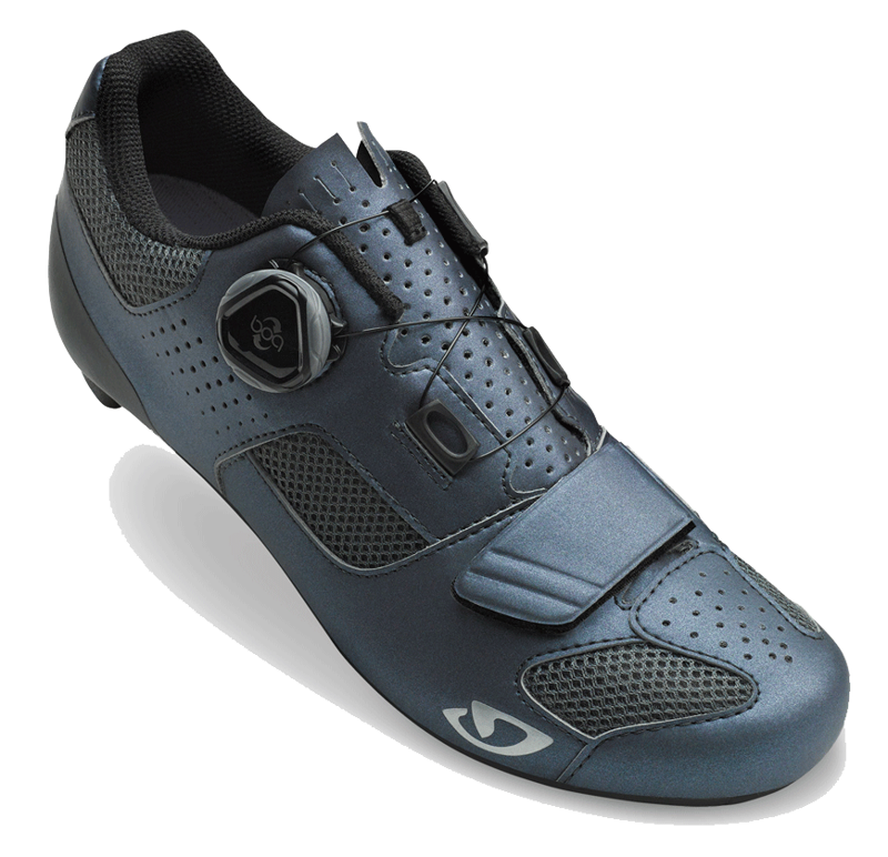 Giro Espada BOA Womens Road Shoes Metallic Charcoal/Silver