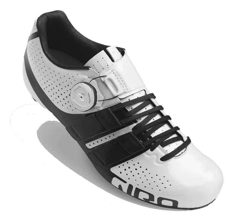 Giro Factress Techlace Womens Road Cycling Shoes White/Black