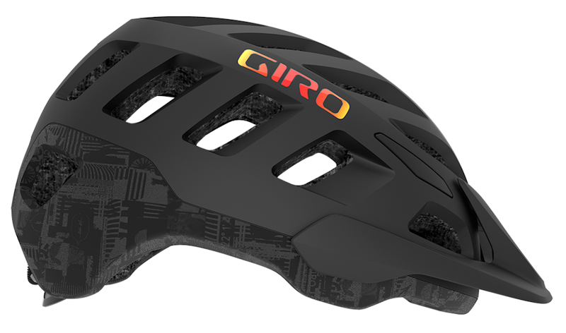 Giro Radix Dirt Helmet Matte Black Hypnotic-1