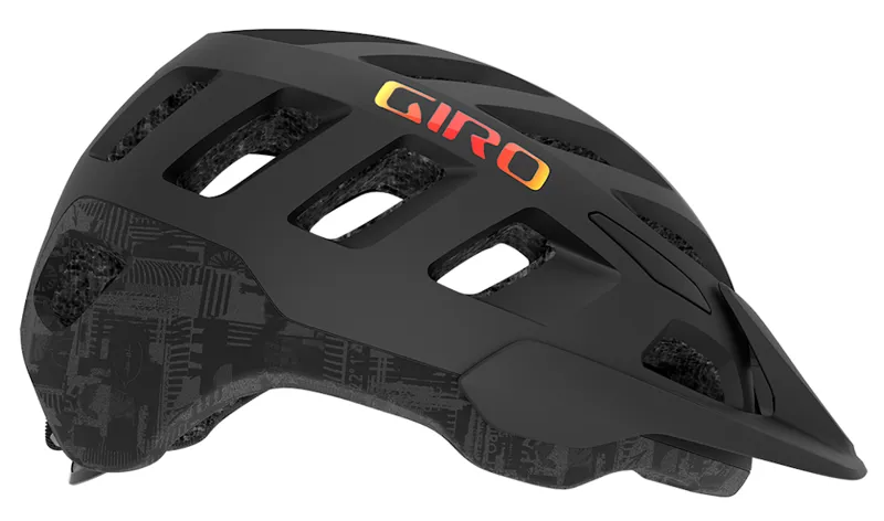 Giro Radix Mips Dirt Helmet Matte Hypnotic Black-1