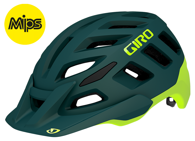 Giro Radix Mips Dirt Helmet Matte True Spruce/Citron