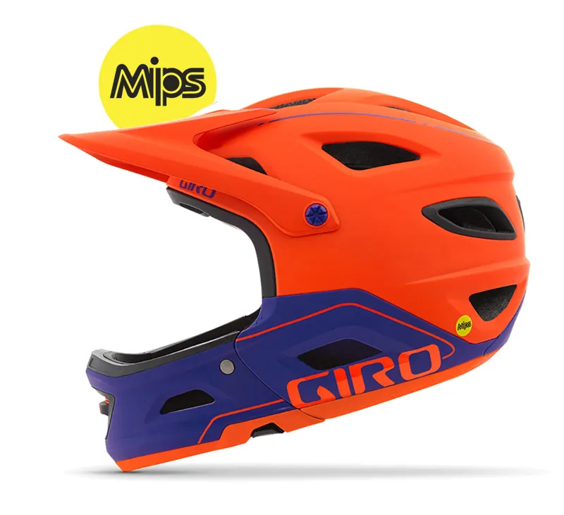 Giro Switchblade Mips Full Face MTB Helmet Vermillion/Purple-1
