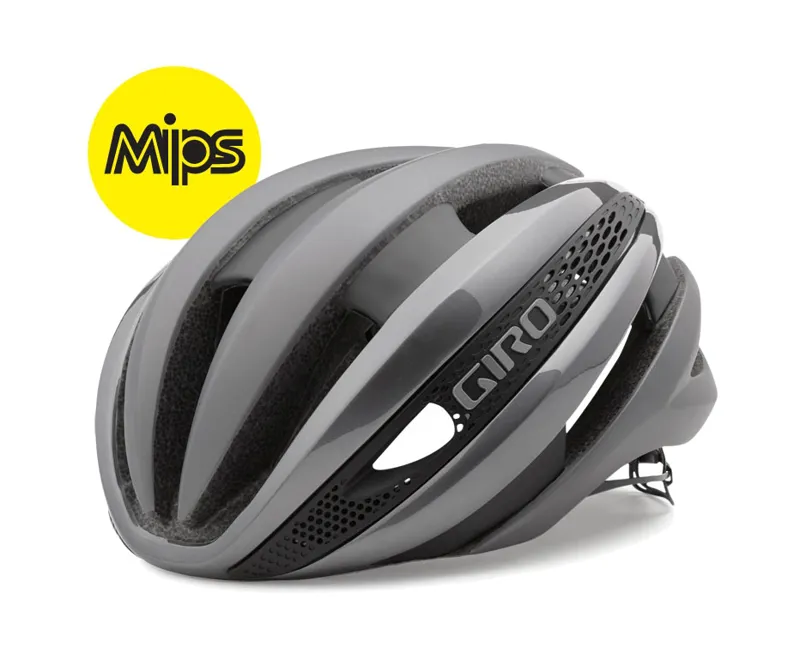 Giro Synthe MIPS Road Bike Helmet Titanium/Silver