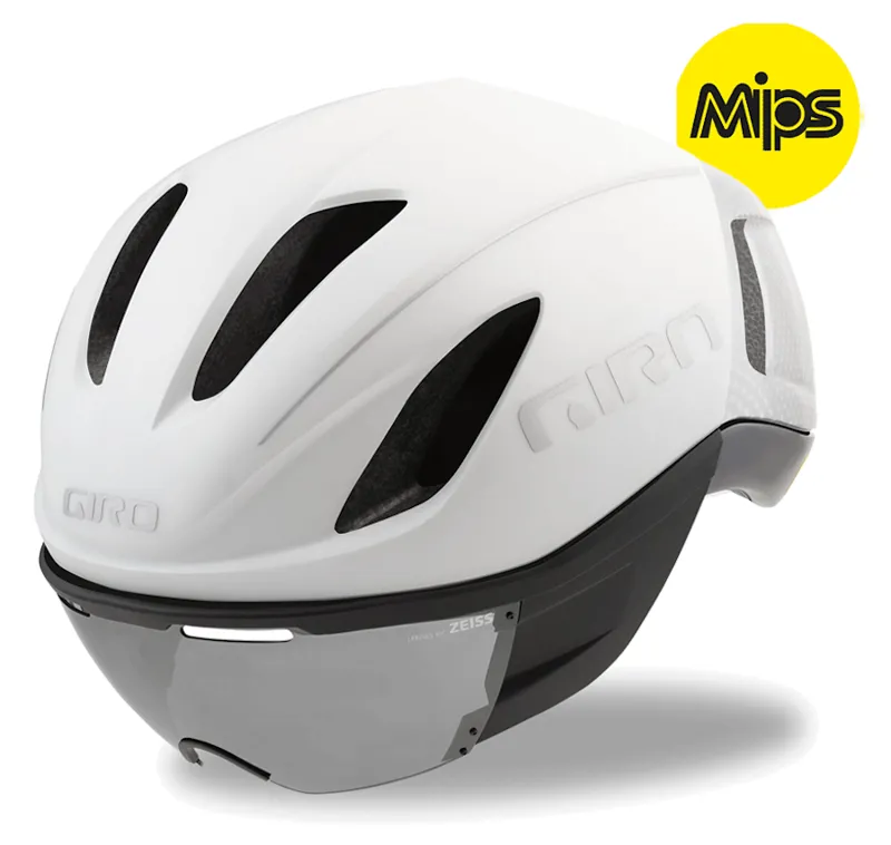 Giro Vanquish Mips Aero Road Helmet Matte White/Silver-1