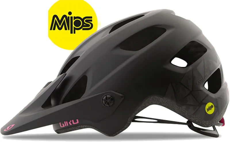 Giro Cartelle Mips Womens MTB Helmet Matte Black/Pink
