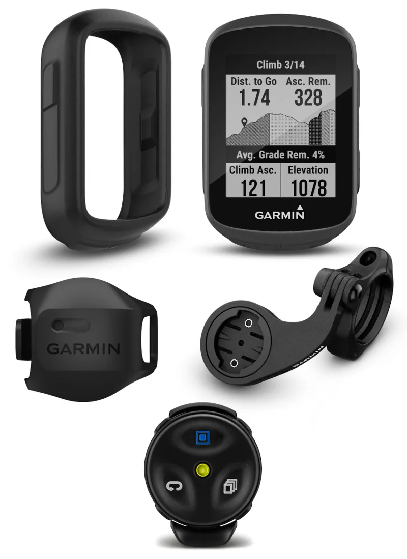 Image of Garmin Edge 130 Plus GPS Computer MTB Bundle Black