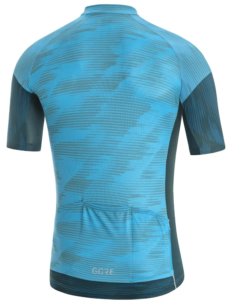 Gore C3 Knit SS Jersey Dynamic Cyan/Orbit Blue-1